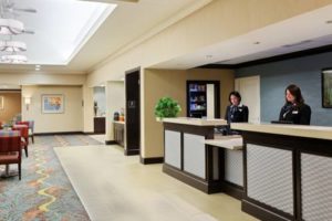 Homewood Suites Orlando desk