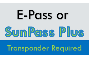 E-Pass and SunPass Plus Only Banner